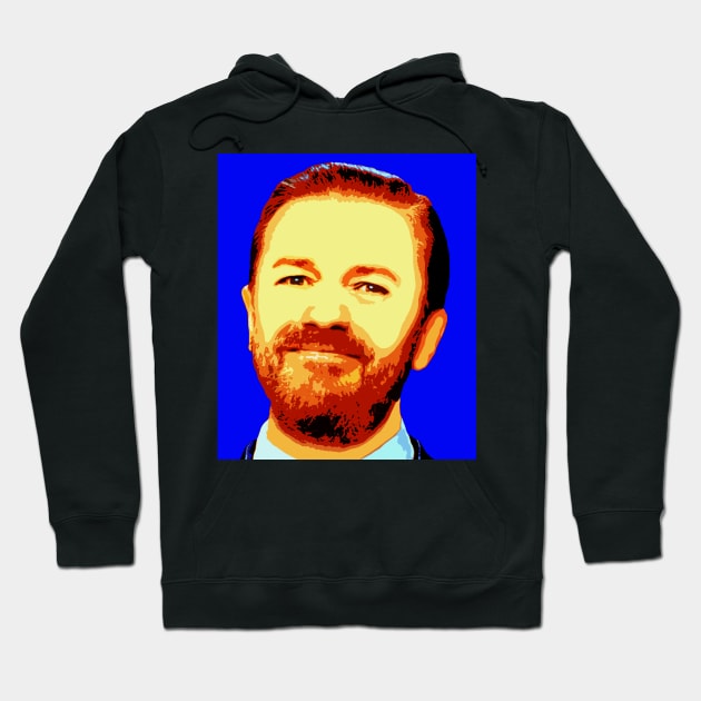 ricky gervais Hoodie by oryan80